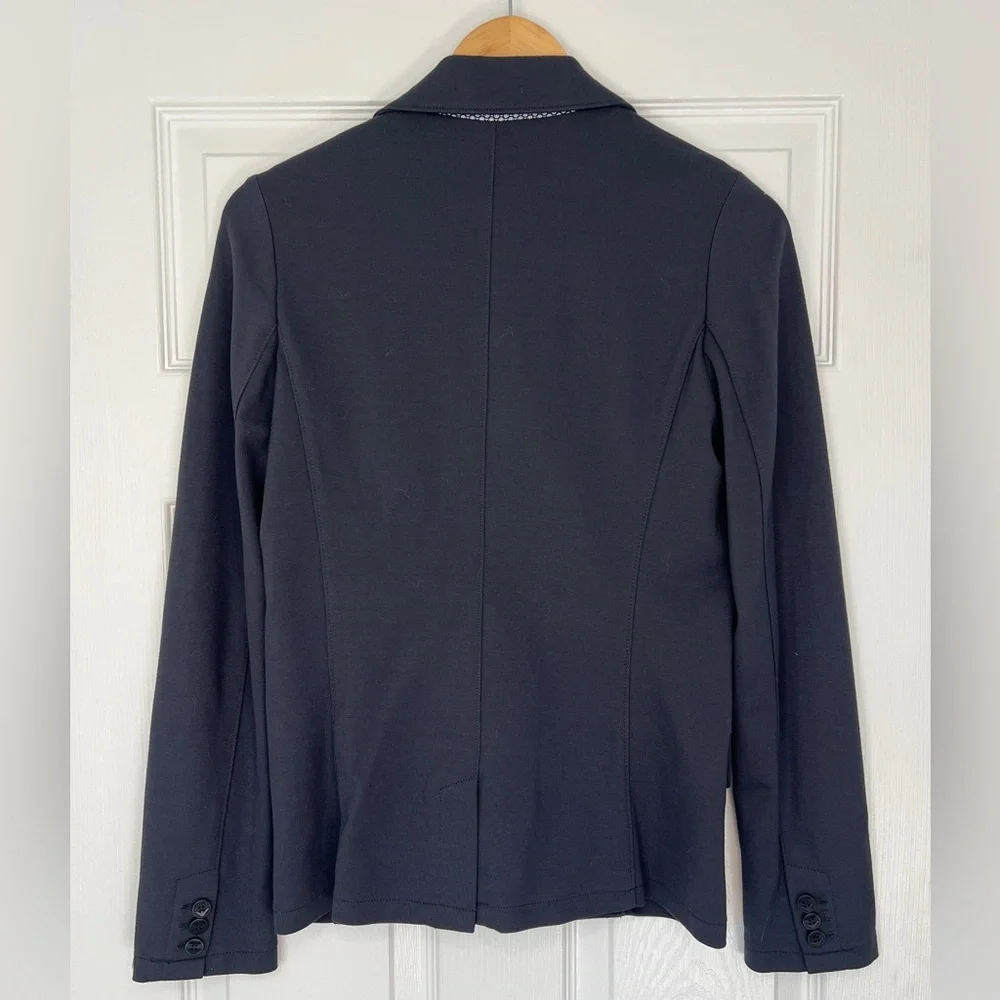 Armani Junior Boys Navy Knit Blazer | Size 13A | Designer Jacket